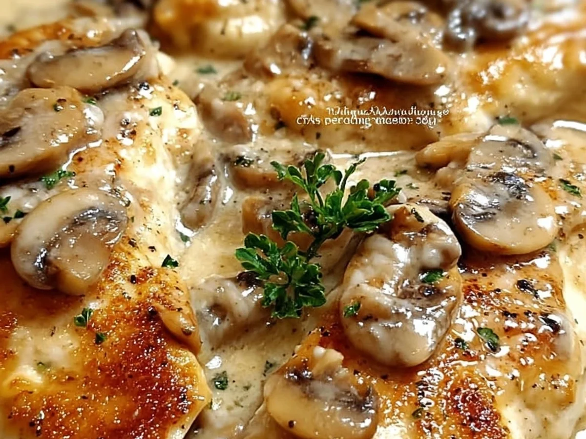 Creamy Mushroom Asiago Chicken in 30 Minutes - Image 1