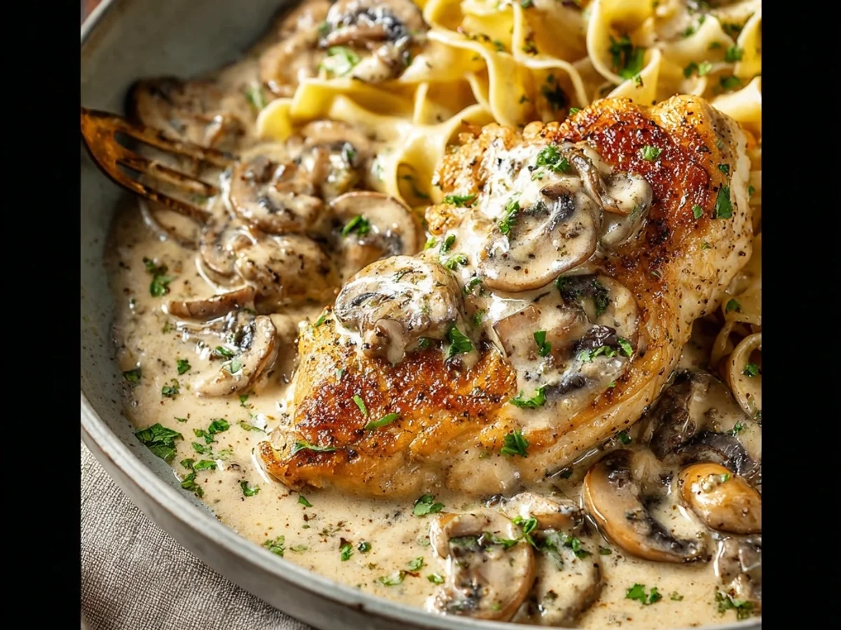Creamy Mushroom Chicken Skillet Recipe - Image 2