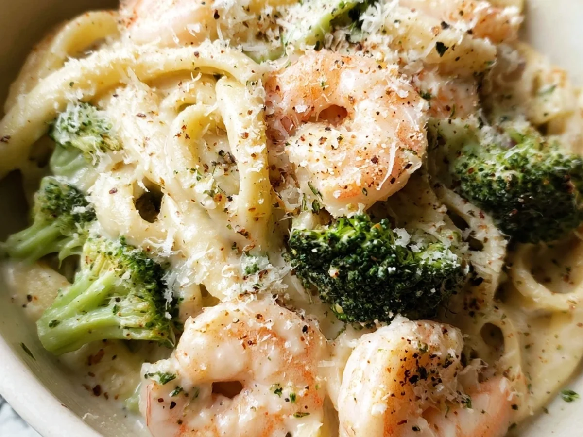 Creamy Shrimp & Broccoli Pasta: Easy Weeknight Meal - Image 2