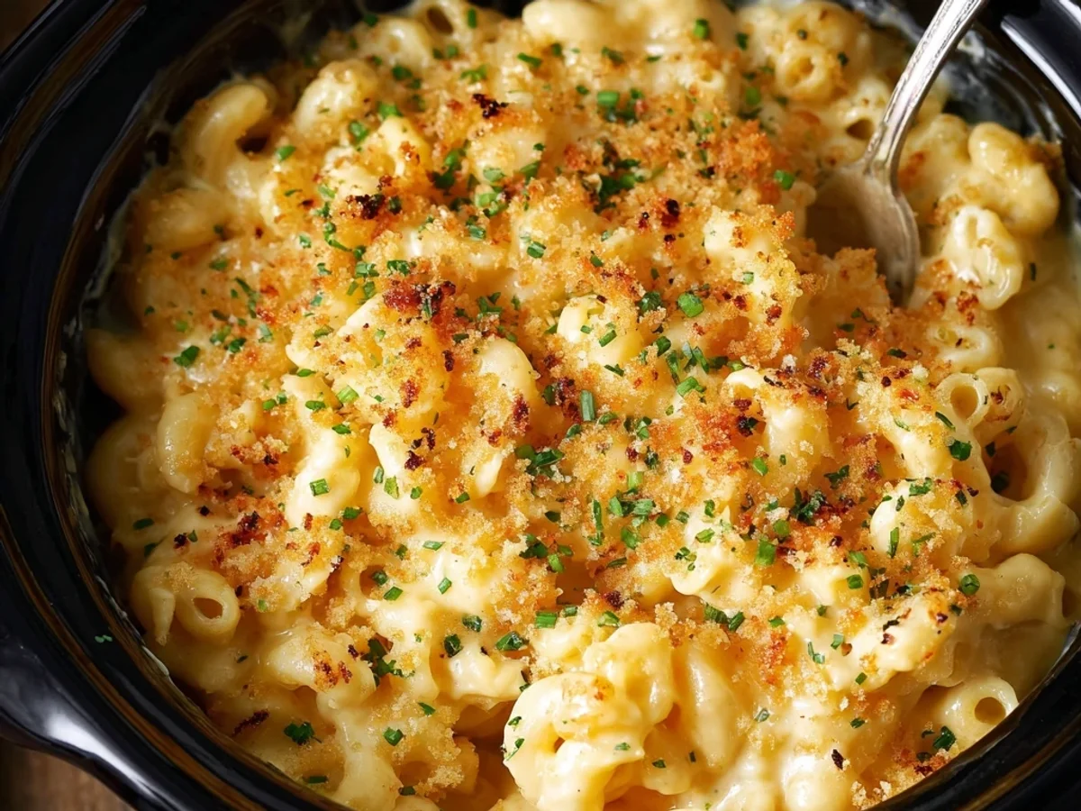 Creamy Slow Cooker Four Cheese Mac and Cheese - Image 2