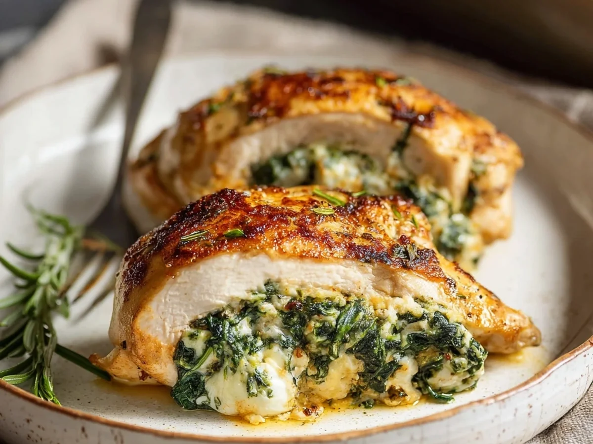 Creamy Spinach Stuffed Chicken: A Weeknight Treat - Image 2