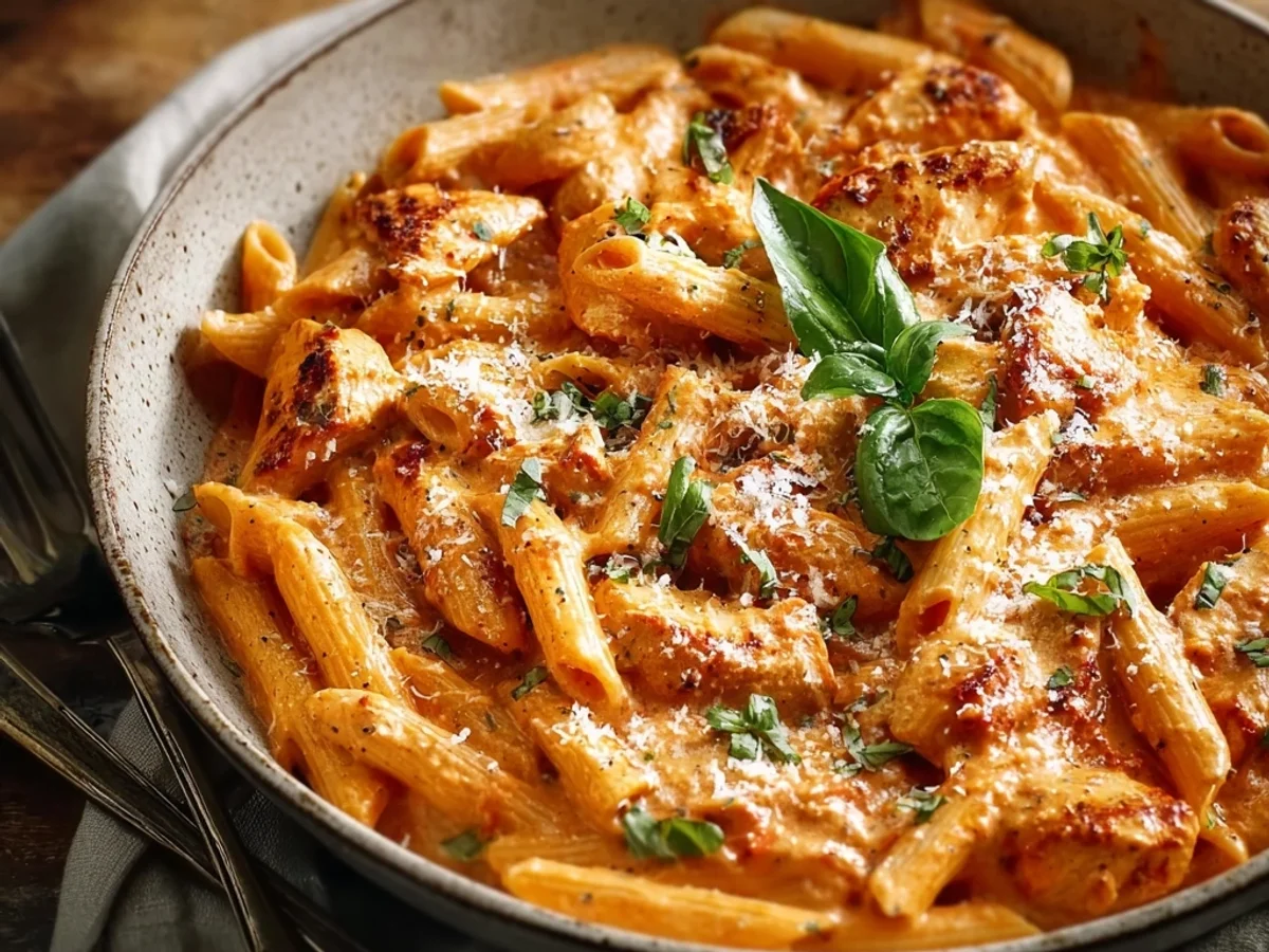 Creamy Tomato Chicken Penne: A Weeknight Comfort Meal - Image 2
