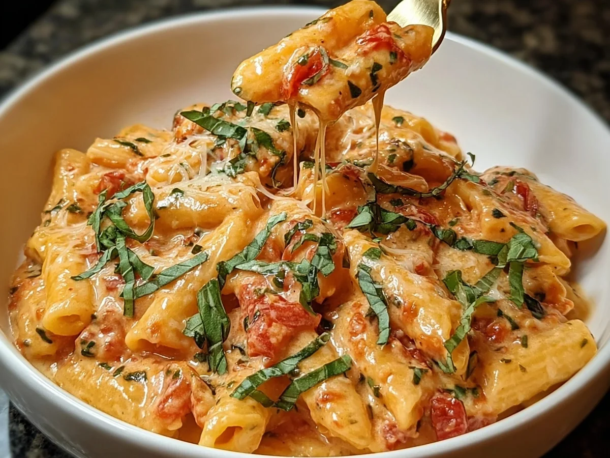 Creamy Tomato Garlic Pasta: Quick & Easy Italian Dinner - Image 2