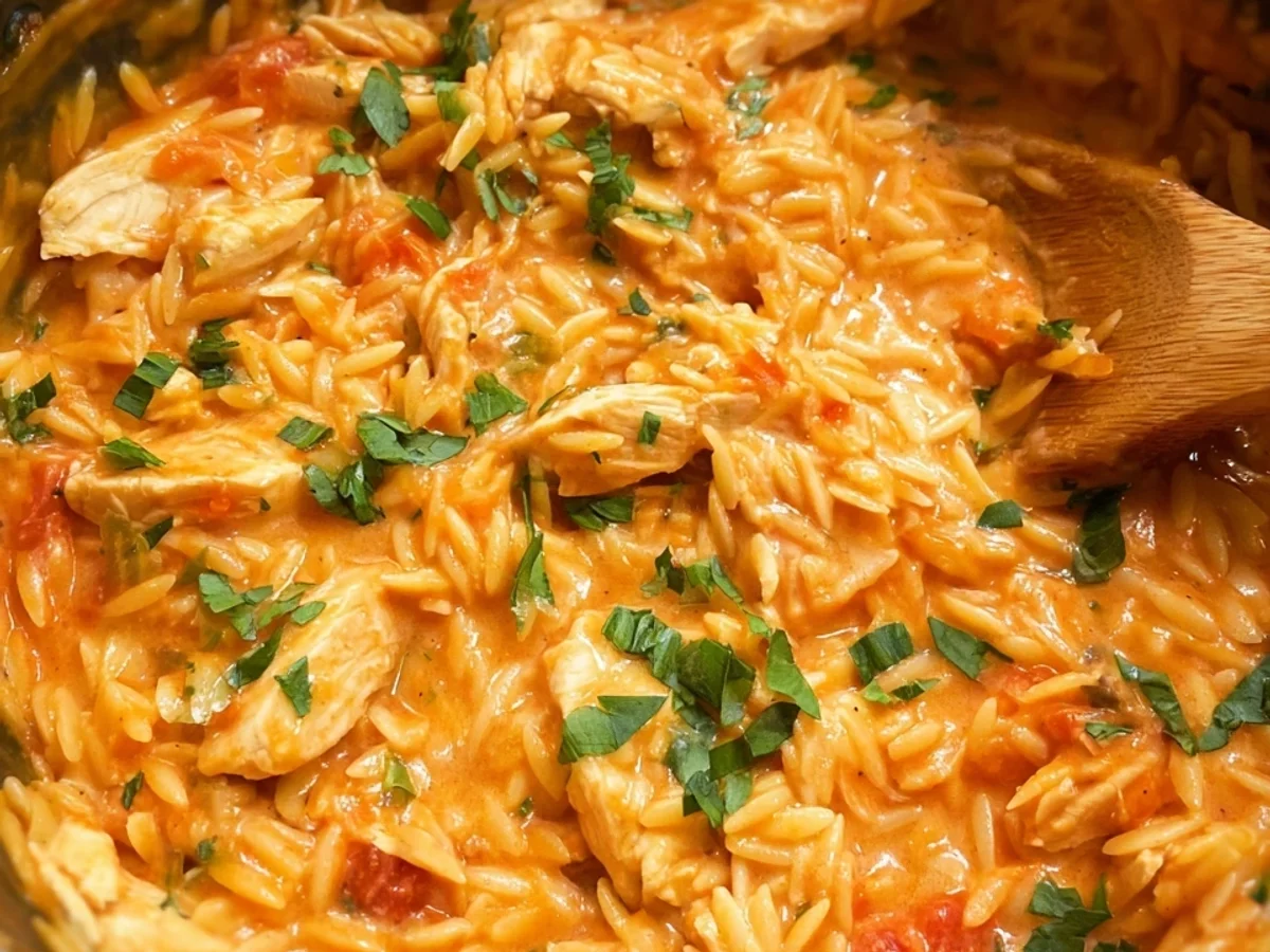 Creamy Tomato Orzo with Chicken: Easy Weeknight Meal - Image 2