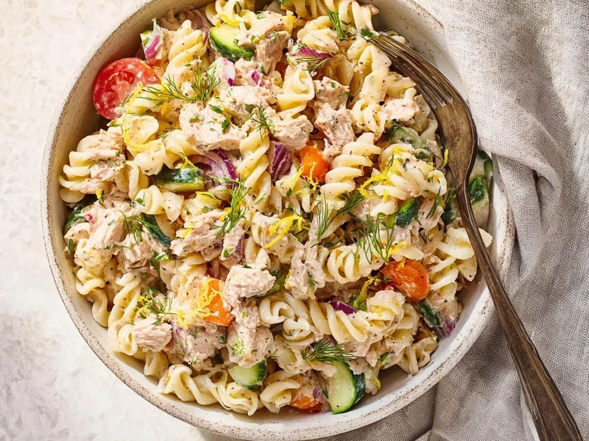 Creamy Tuna Pasta Salad: Simple, Hearty, & Quick - Image 2