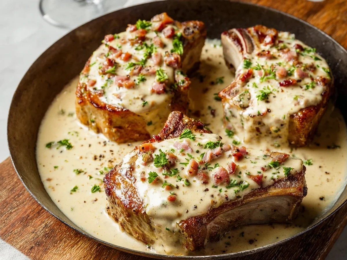Creamy Turkey Ham Lamb Chops: A Hearty Dinner - Image 2