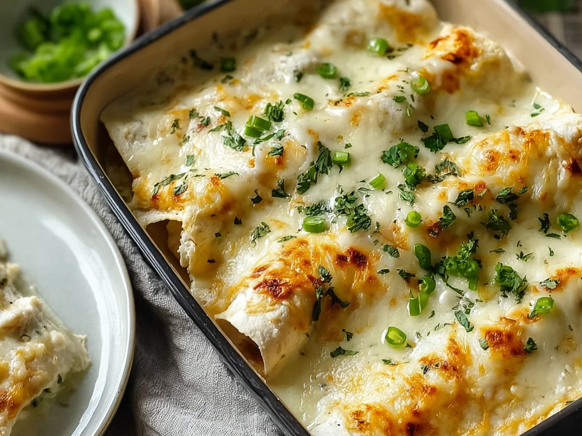 Creamy White Chicken Enchiladas: A Family Favorite - Image 2