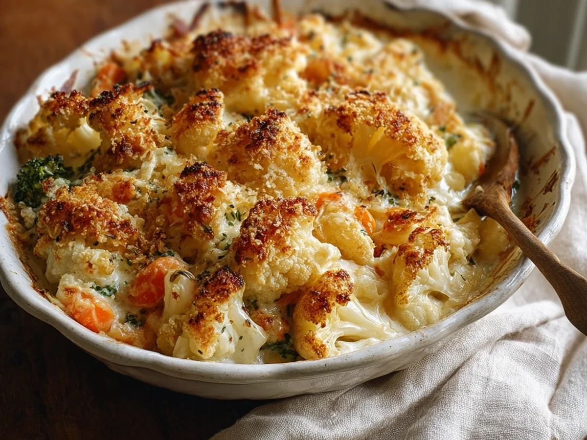 Creamy Winter Vegetable Bake: A Hearty Dish - Image 1