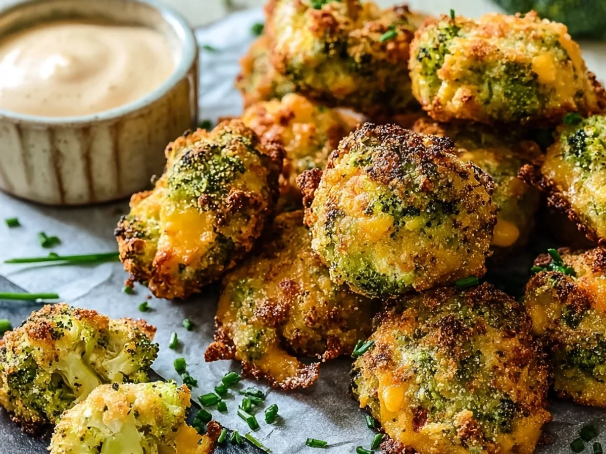 Crispy Air Fryer Broccoli Cheddar Poppers: Snack Time Win - Image 2
