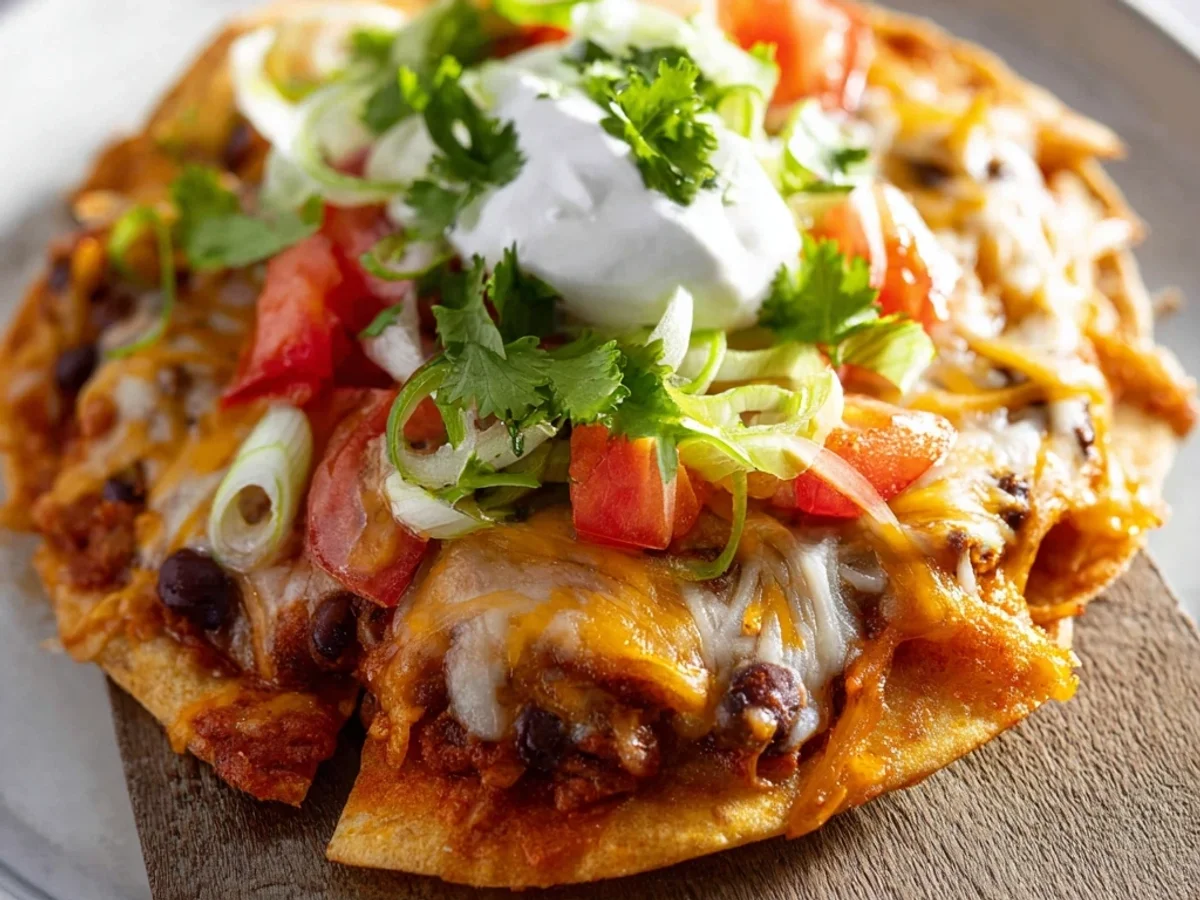 Crispy Air Fryer Mexican Pizza Recipe - Image 1