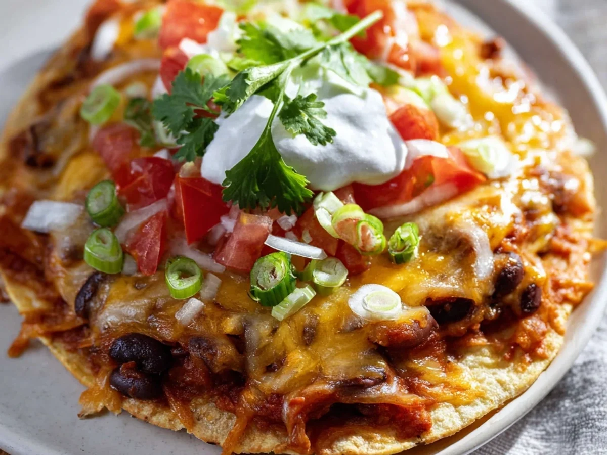 Crispy Air Fryer Mexican Pizza Recipe - Image 2