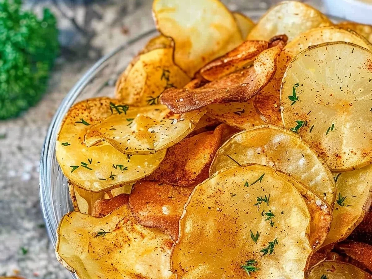 Crispy Air Fryer Potato Chips: Easy Homemade Crunch - Image 2