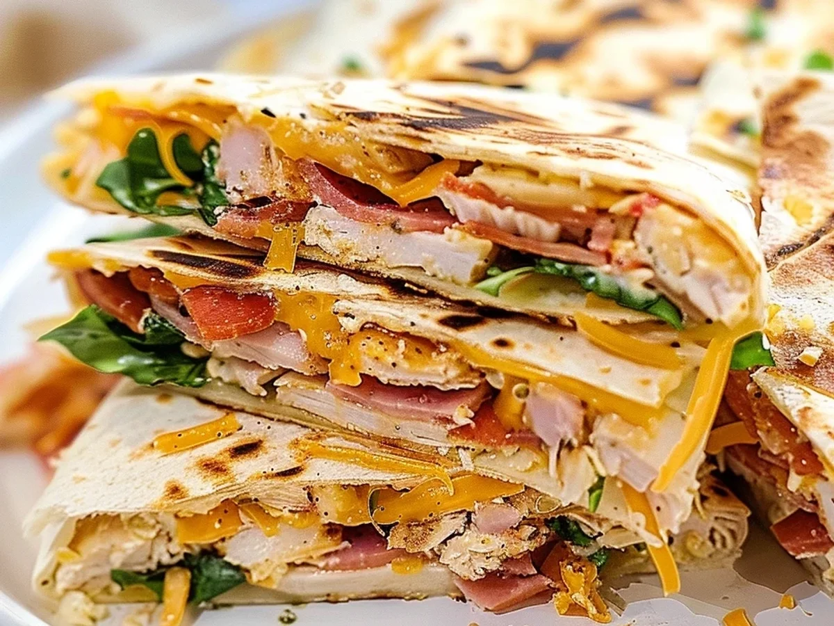 Crispy Air Fryer Ranch Crunchwrap: Chicken, Turkey, Ham! - Image 2
