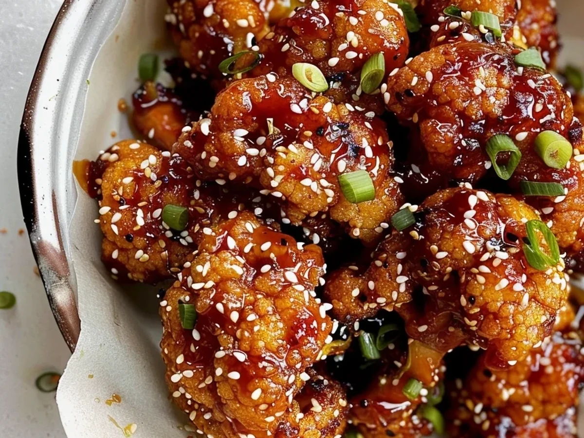 Crispy Air Fryer Sesame Cauliflower Wings for Game Night - Image 2