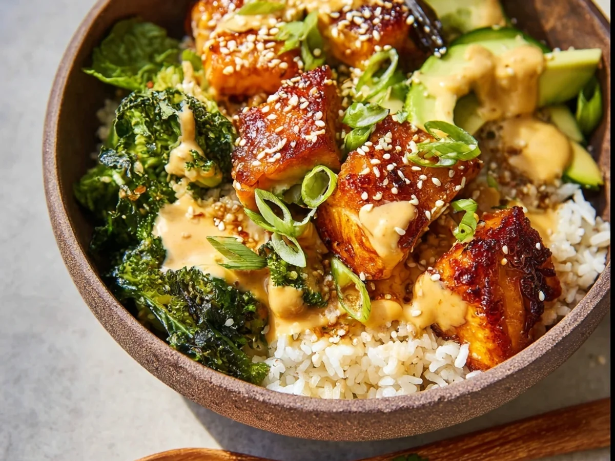 Crispy Bang Bang Salmon Bowls Recipe: A Weeknight Favorite - Image 2