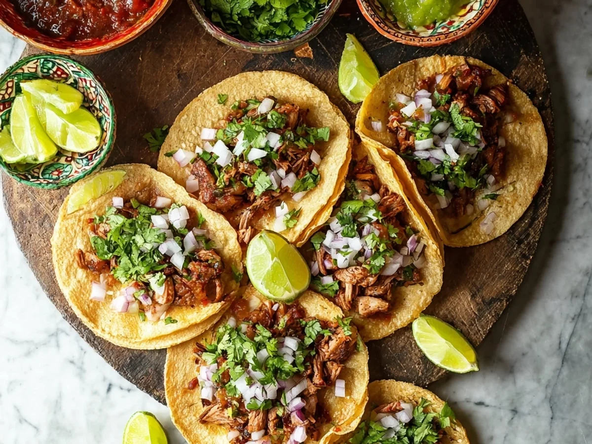 Crispy Carnitas: Authentic Mexican Street Tacos Recipe - Image 1