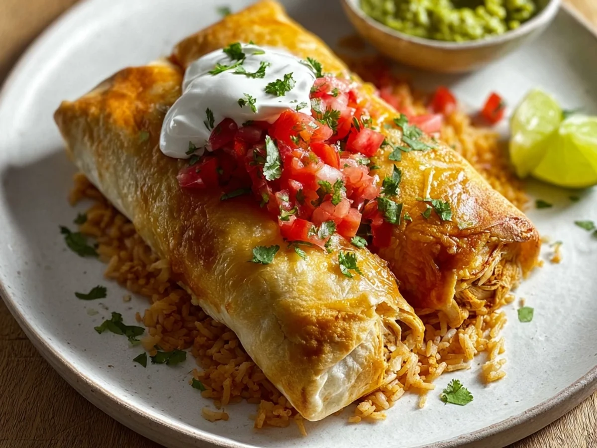 Crispy Chicken Chimichangas: My Kitchen Adventure - Image 1