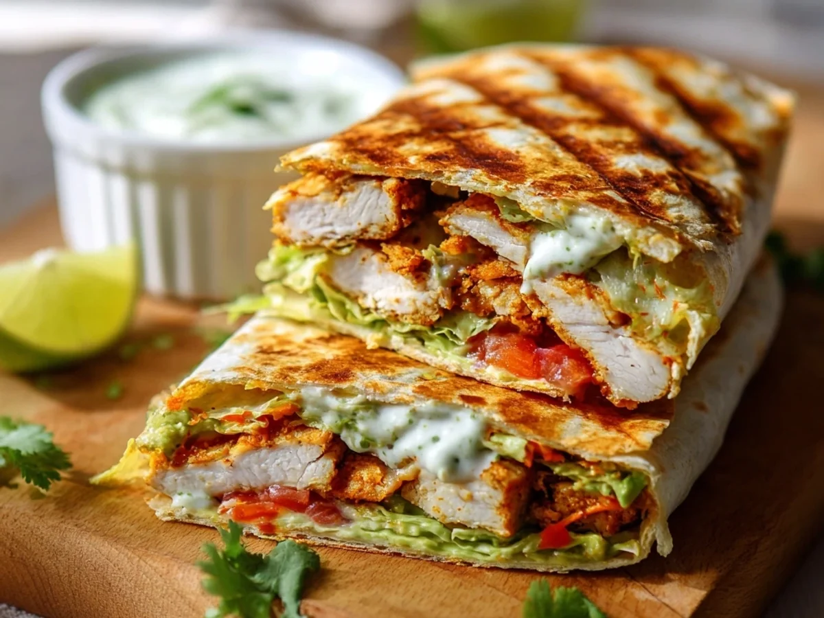 Crispy Chicken Crunch Wraps for a Lighter Bite - Image 1