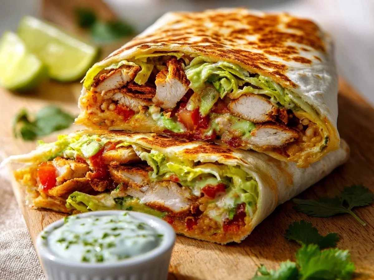 Crispy Chicken Crunch Wraps for a Lighter Bite - Image 2