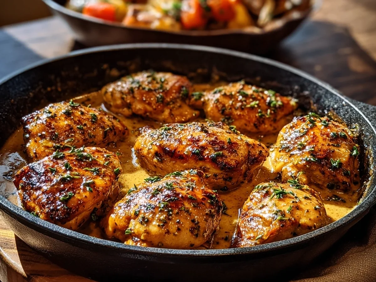 Crispy Cowboy Butter Chicken Recipe with Garlic Herbs - Image 1