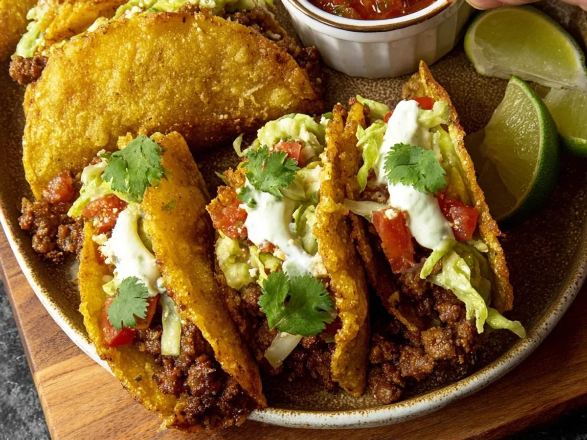 Crispy Ground Beef Tacos: Weeknight Crunch - Image 1