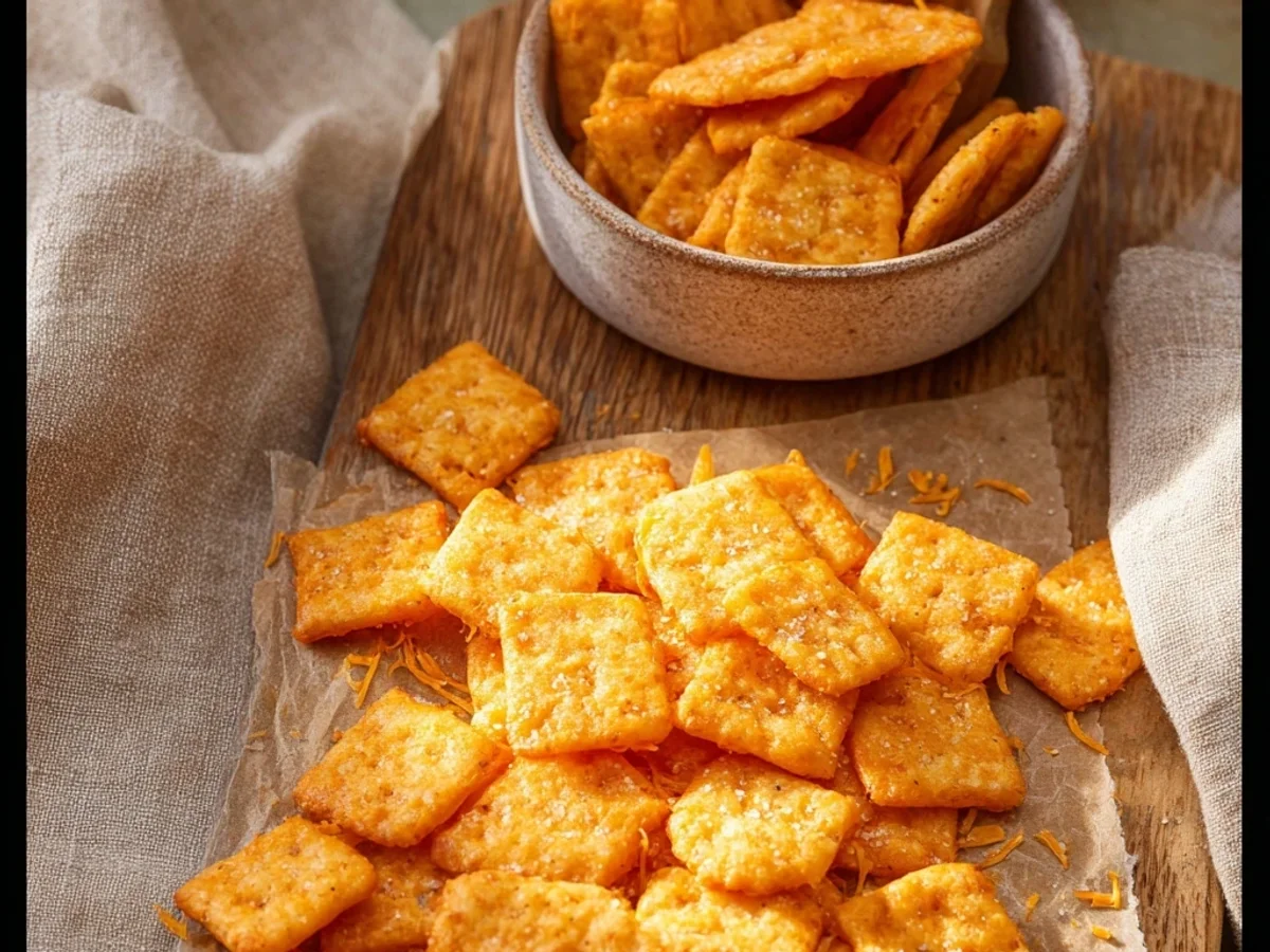 Crispy Homemade Cheez Its: A Cheesy Snack Dream - Image 2