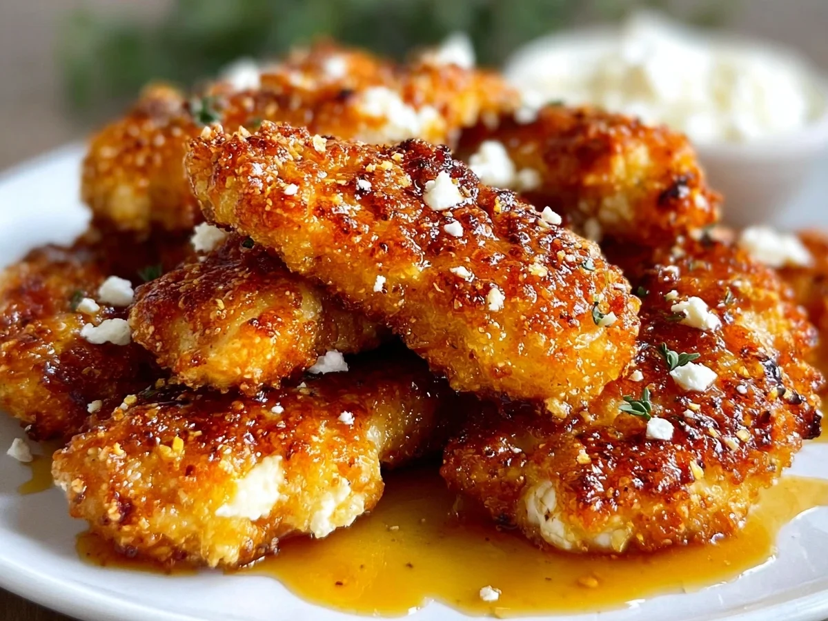 Crispy Hot Honey Feta Chicken: Quick & Delicious Dinner - Image 1