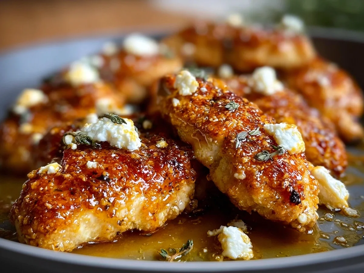 Crispy Hot Honey Feta Chicken: Quick & Delicious Dinner - Image 2