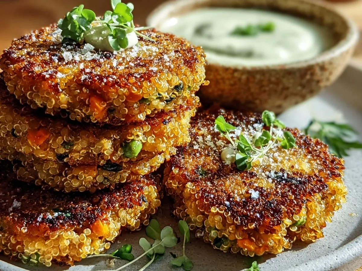 Crispy Quinoa Veggie Patties: Healthy, High-Protein - Image 2
