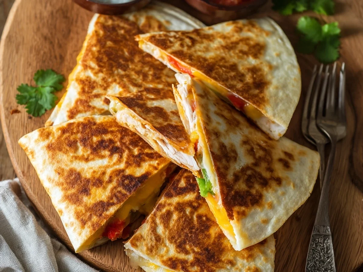 Crispy Rotisserie Chicken Quesadilla: Weeknight Comfort - Image 1