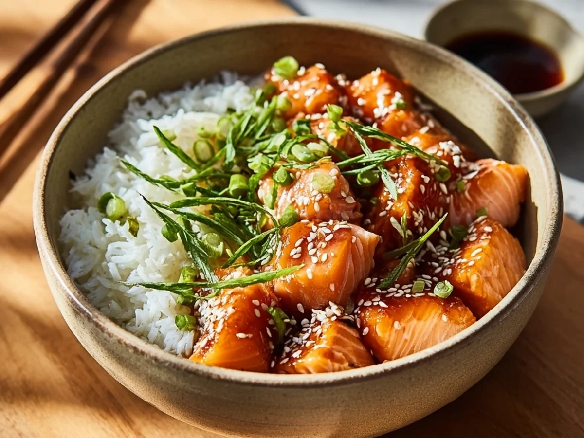 Crispy Salmon & Rice Bowl: A Weeknight Favorite - Image 1