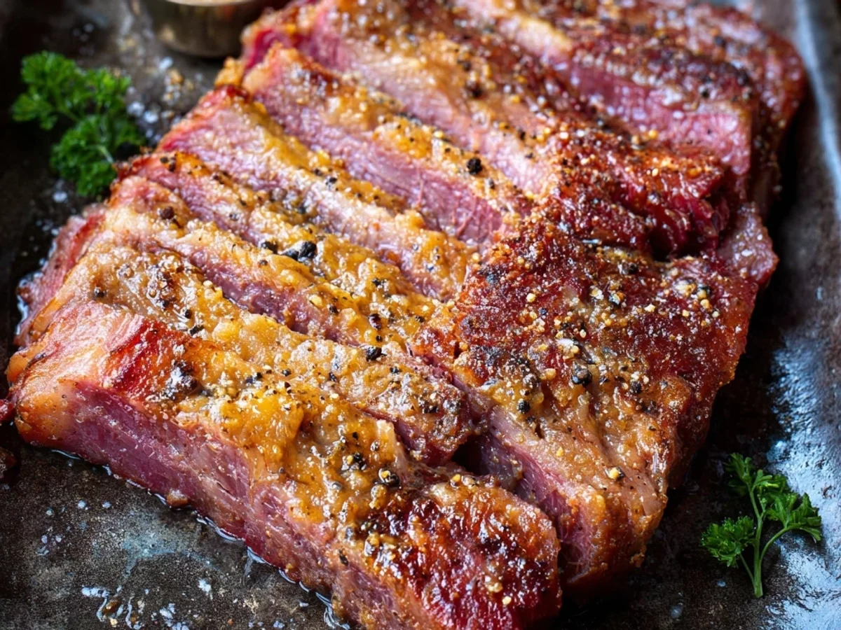 Crispy Slow Cooker Corned Beef: Tender & Flavorful - Image 1