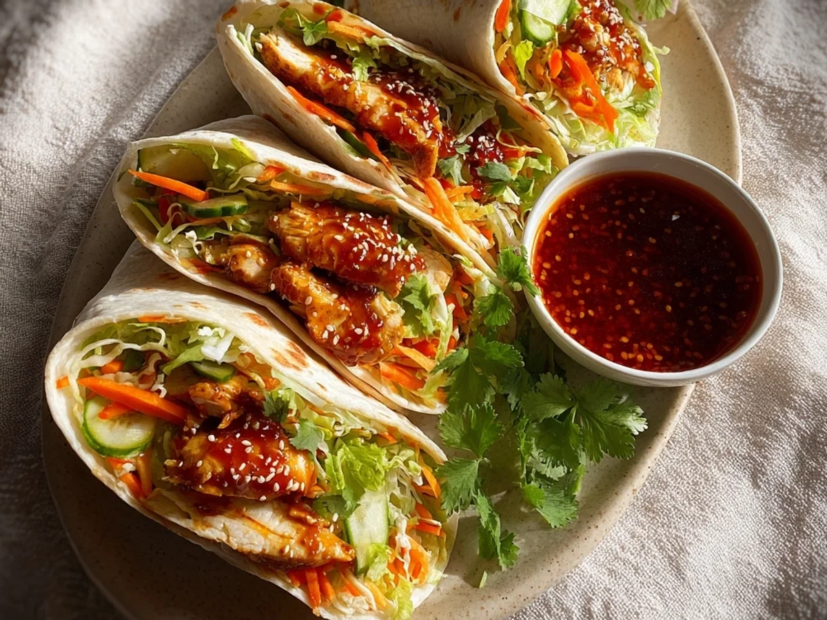 Crispy Sweet Chili Chicken Wraps: My Weeknight Favorite - Image 2