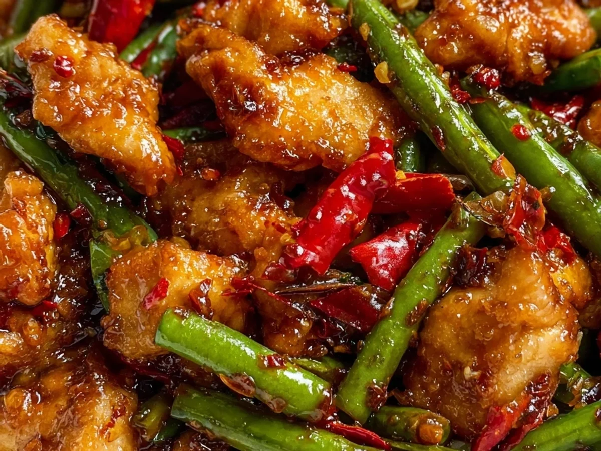 Crispy Sweet Chili Thai Chicken & Green Bean Stir Fry - Image 2