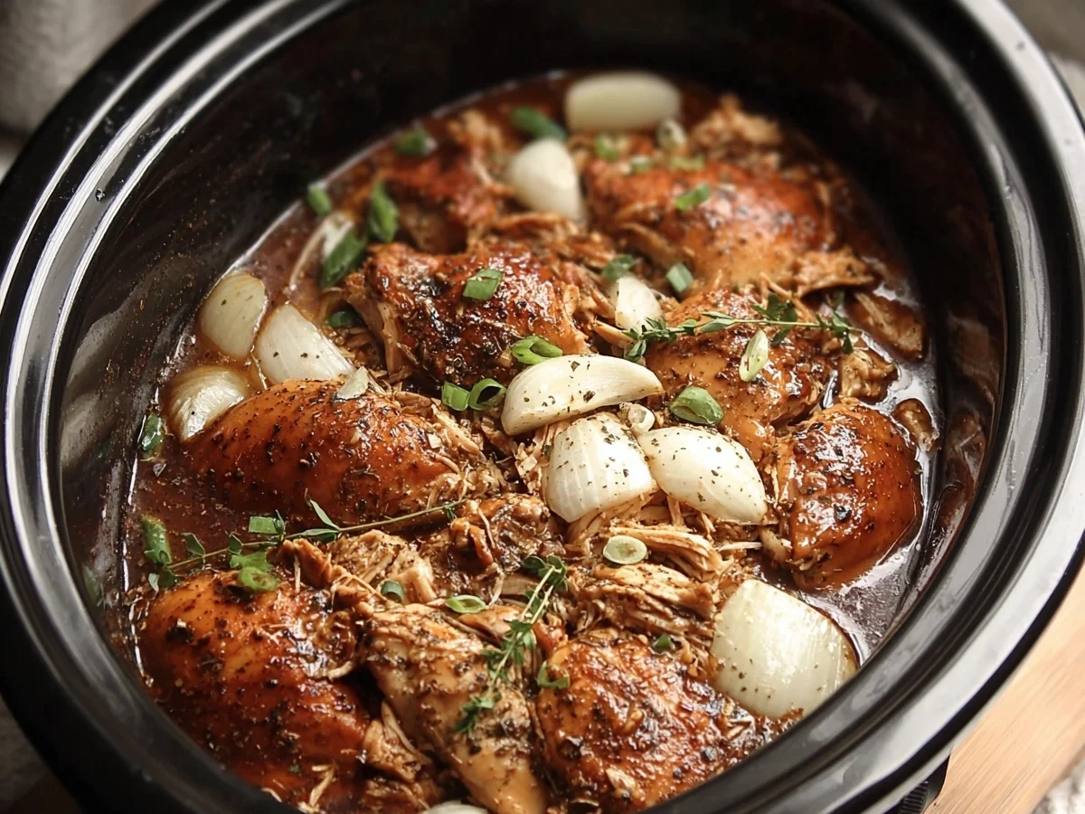 Crock Pot Chicken: Juicy & Effortless Slow Cooker Meal - Image 1