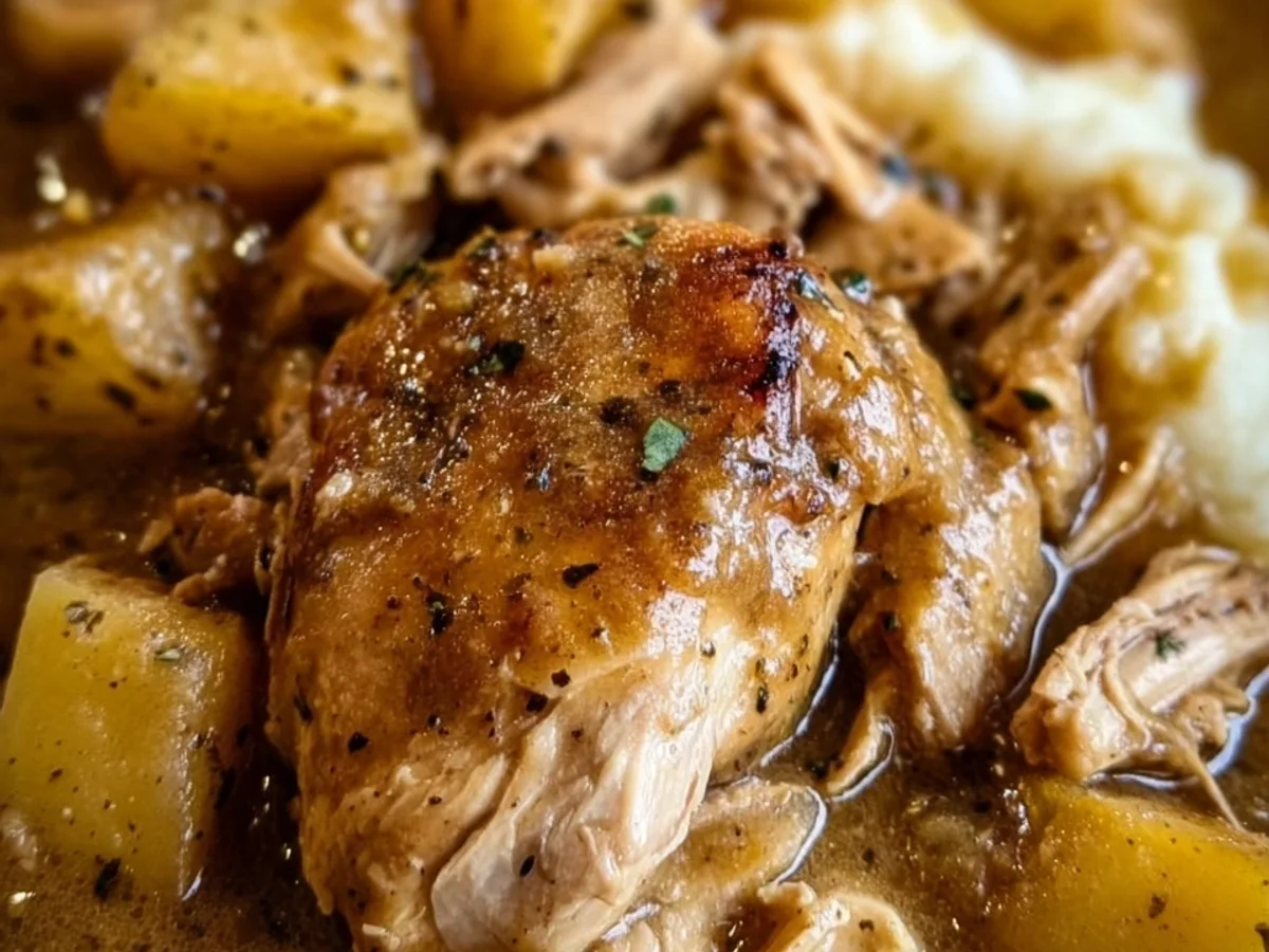 Crockpot Chicken Gravy: Easy Slow Cooker Dinner - Image 2