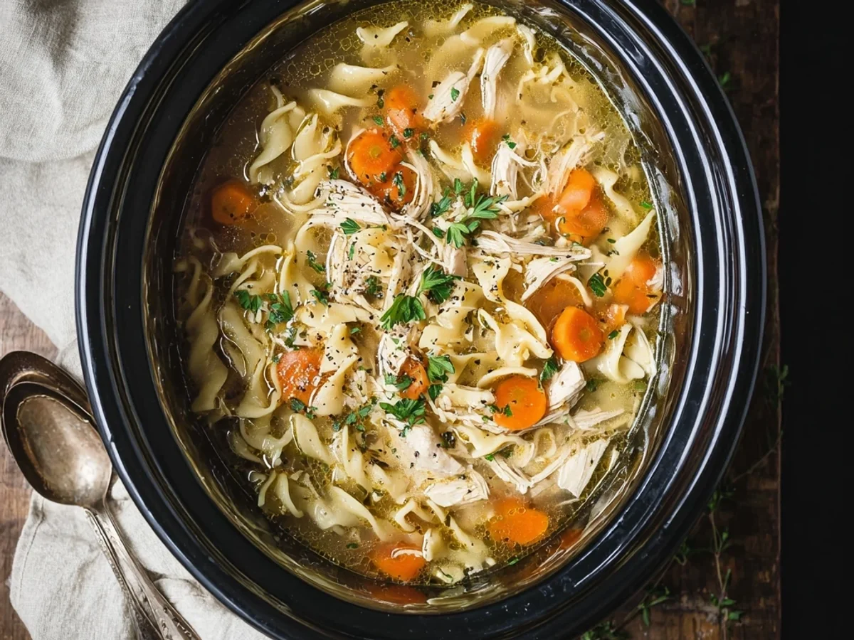 Crockpot Chicken Noodle Soup: Simple Comfort, Big Flavor - Image 1