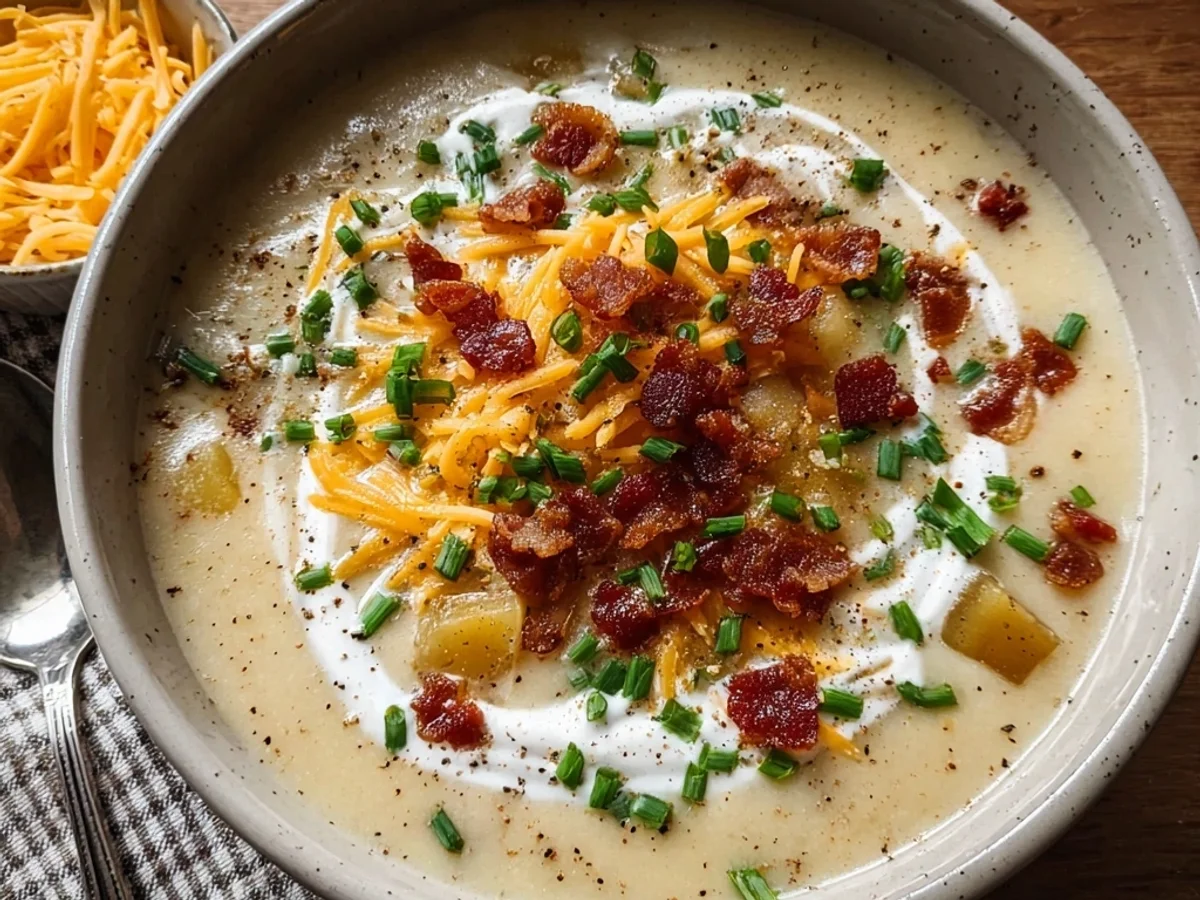 Crockpot Loaded Baked Potato Soup: Hearty & Simple - Image 1