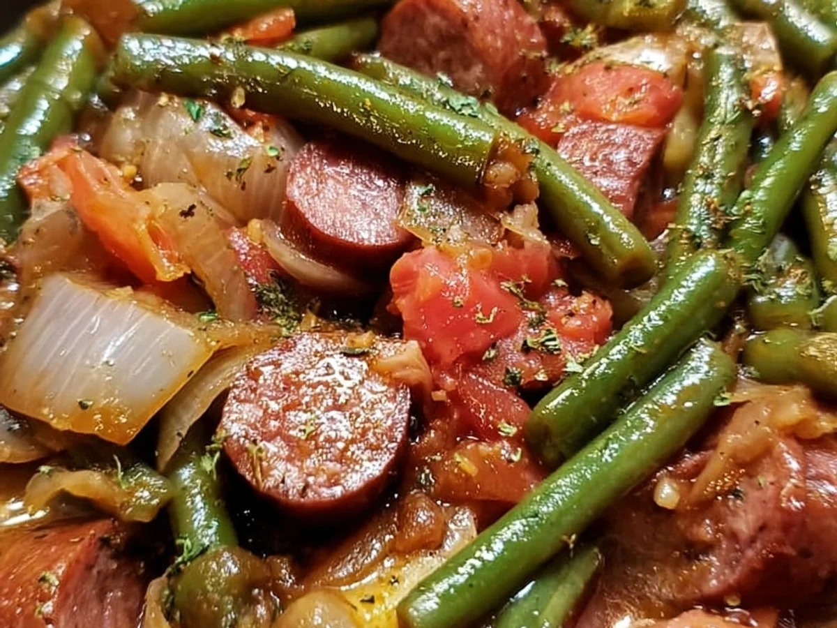 Crockpot Turkey Sausage & Green Beans: A Flavorful Delight! - Image 2
