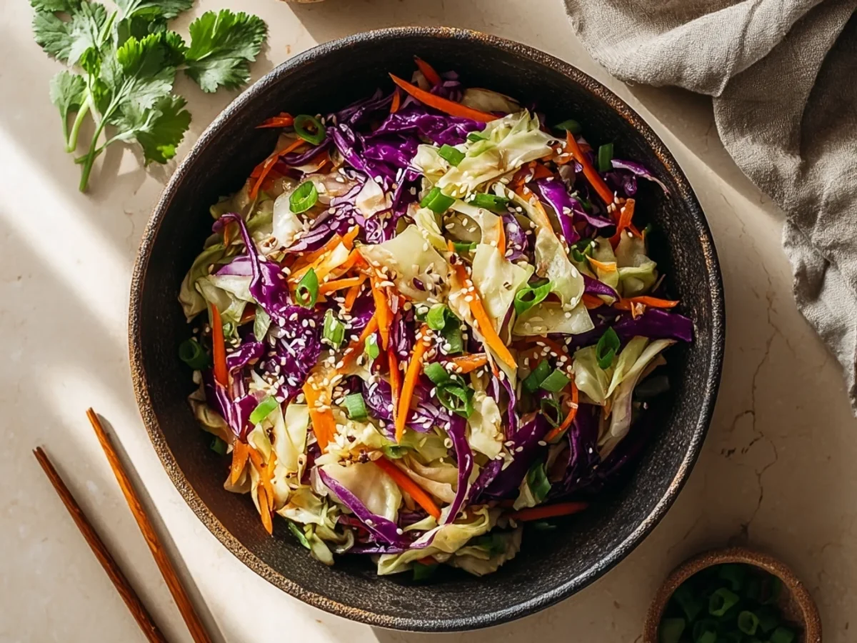 Delicious Asian Cabbage Stir Fry: Quick Weeknight Meal - Image 1