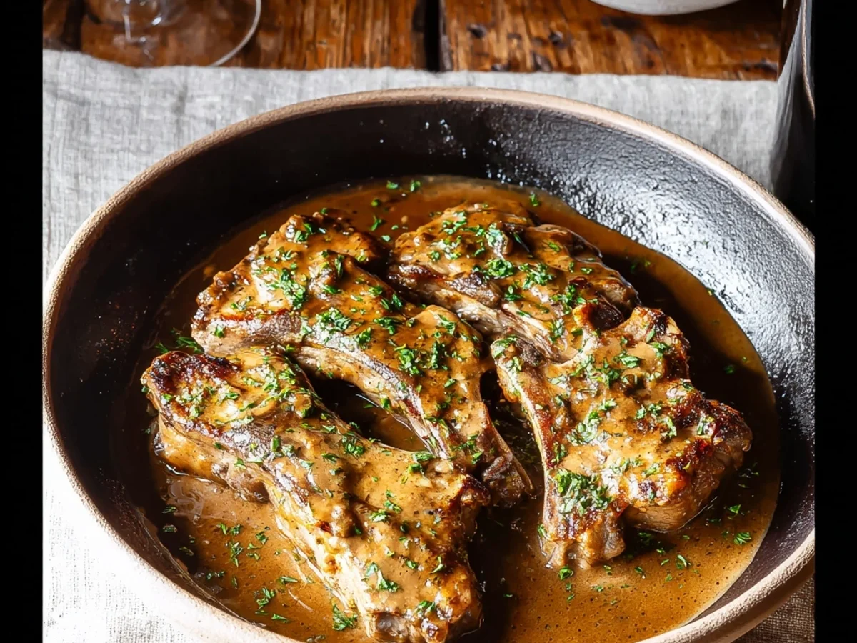 Delicious Smothered Lamb Chops Recipe: Hearty Comfort - Image 2