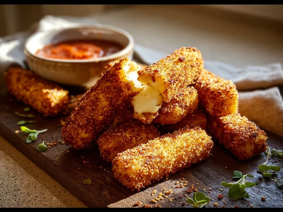 Easy Air Fryer Mozzarella Sticks: Crispy & Quick Snack - Image 2