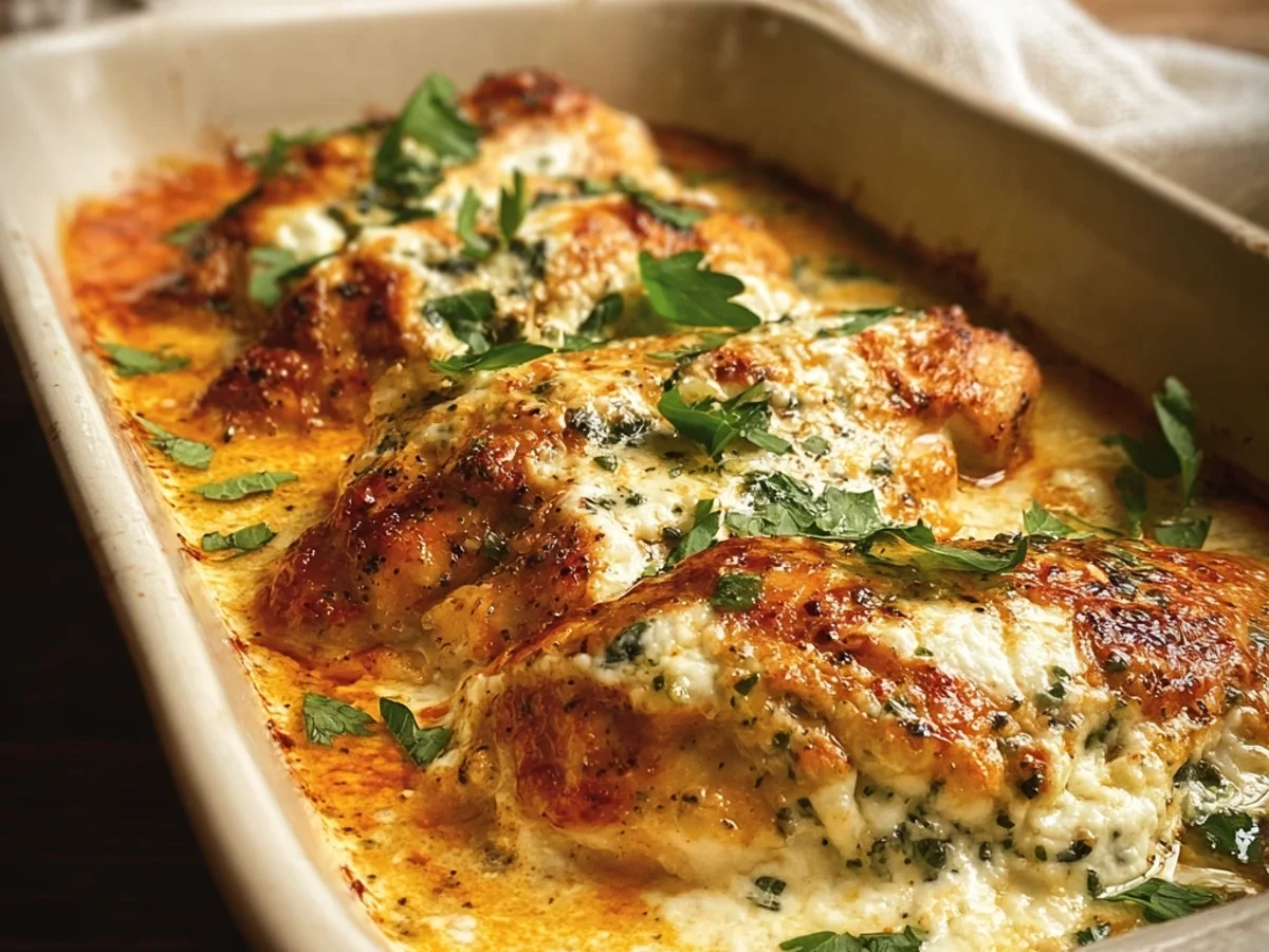 Easy Baked Ricotta Chicken Recipe: Creamy, Simple Dinner - Image 1