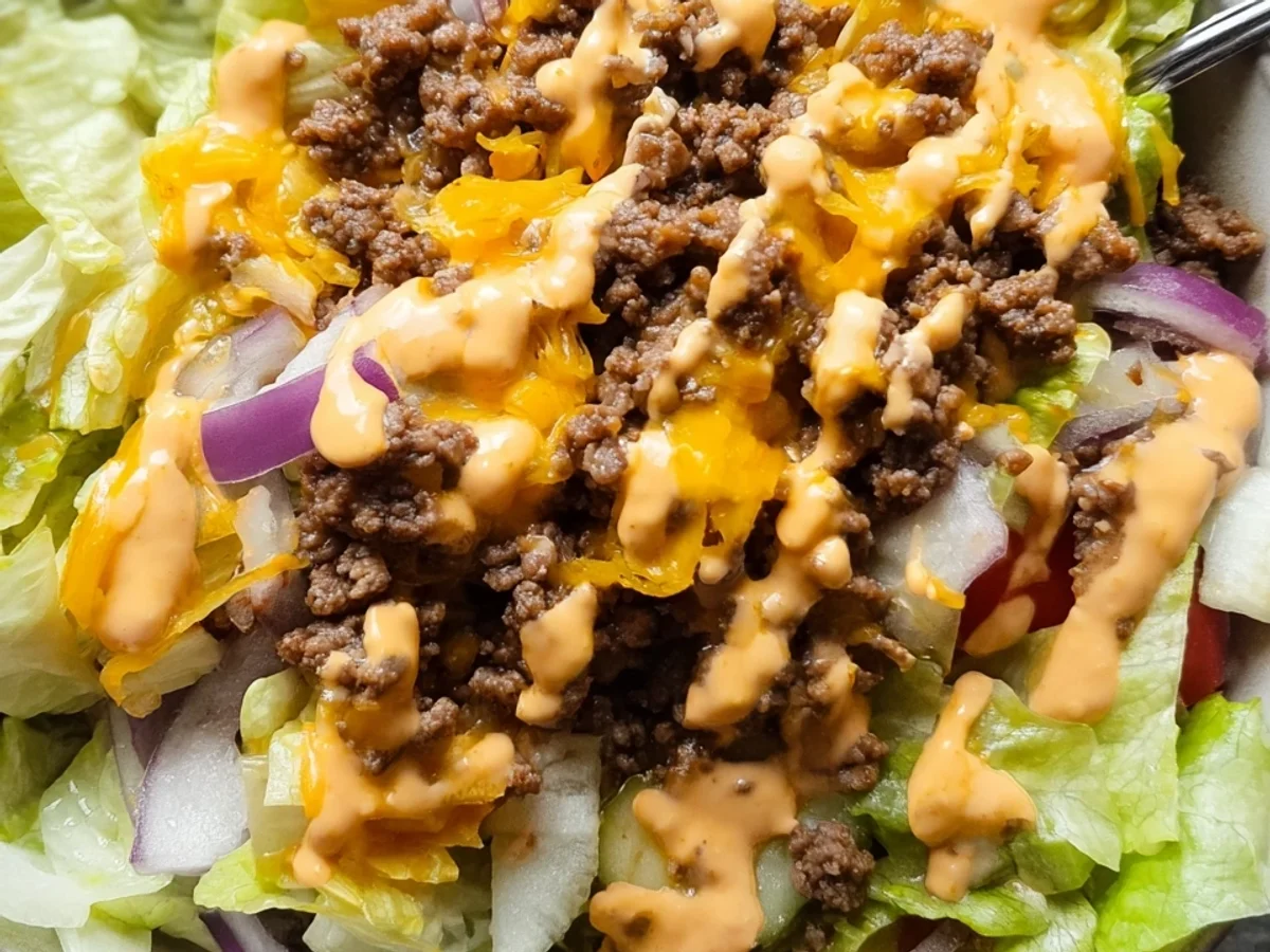 Easy Big Mac Salad: Burger Flavors in a Bowl - Image 2
