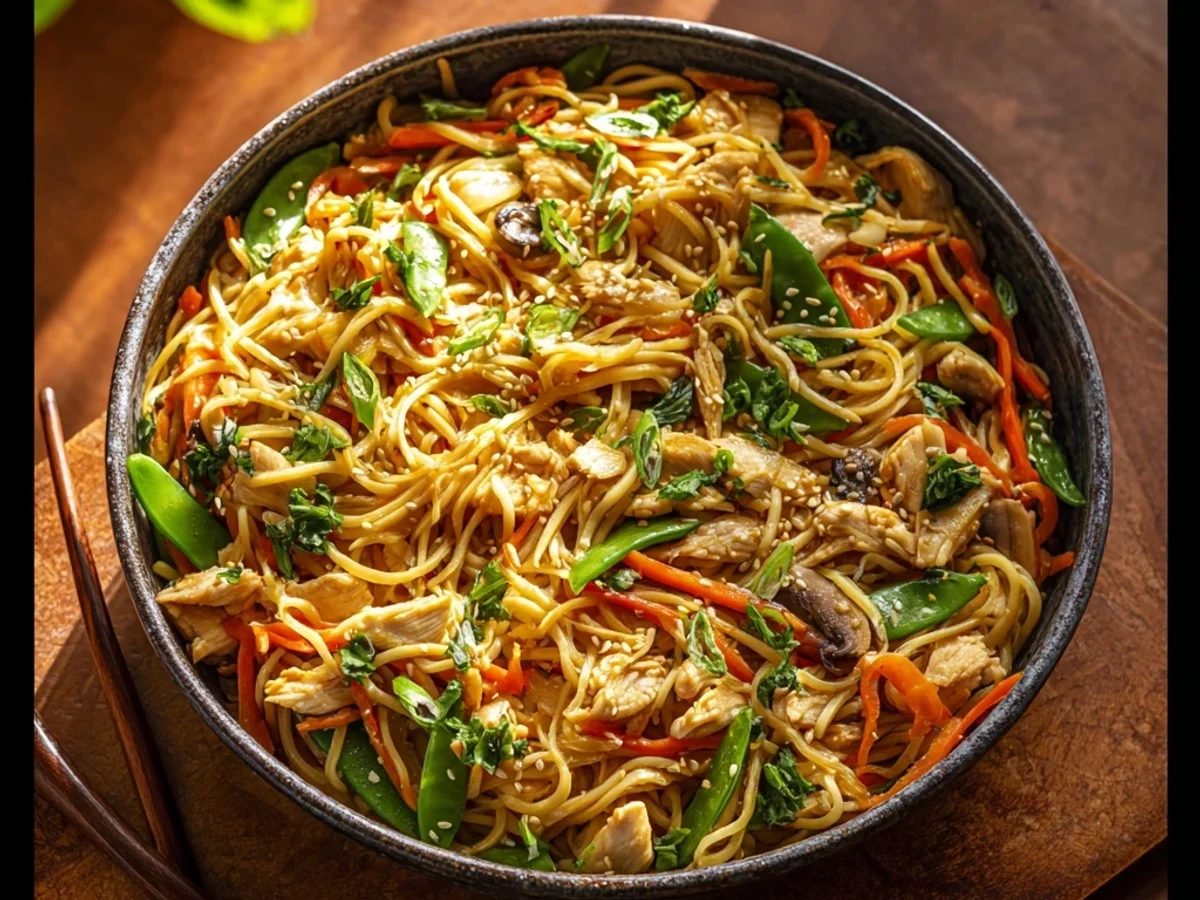 Easy Chicken Chow Mein Recipe: Savory Weeknight Noodles - Image 1