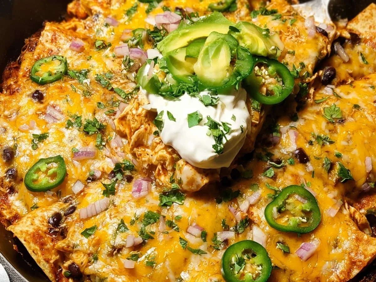 Easy Chicken Enchilada Skillet: One-Pan Dinner - Image 1