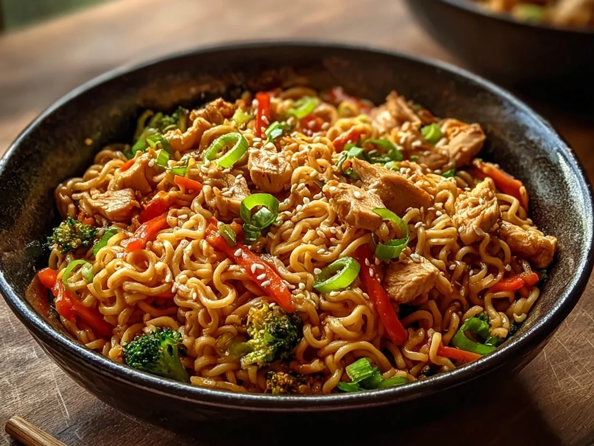 Easy Chicken Ramen Stir Fry: Speedy Dinner - Image 2