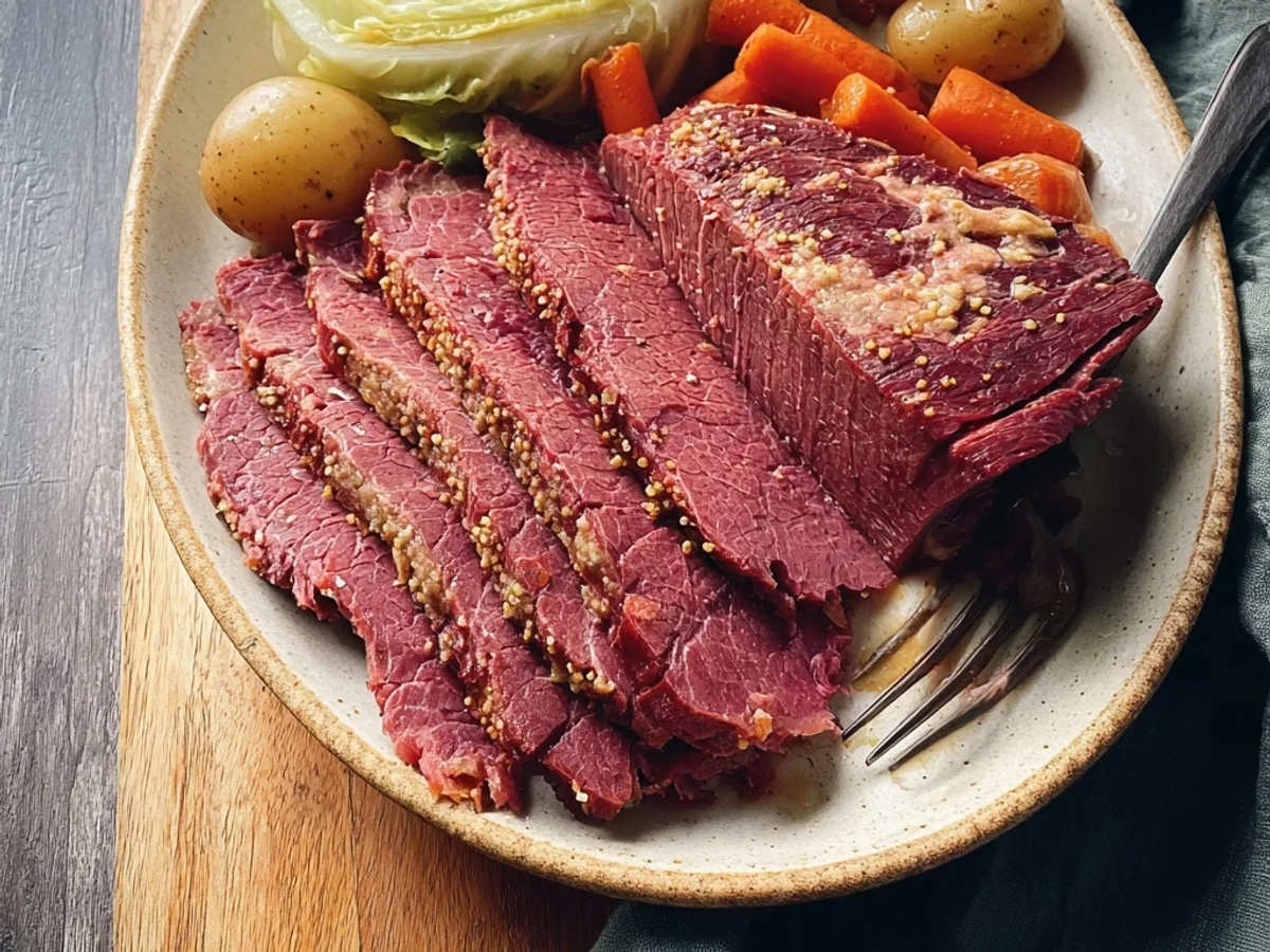 Easy Crock Pot Corned Beef: Tender & Flavorful - Image 1