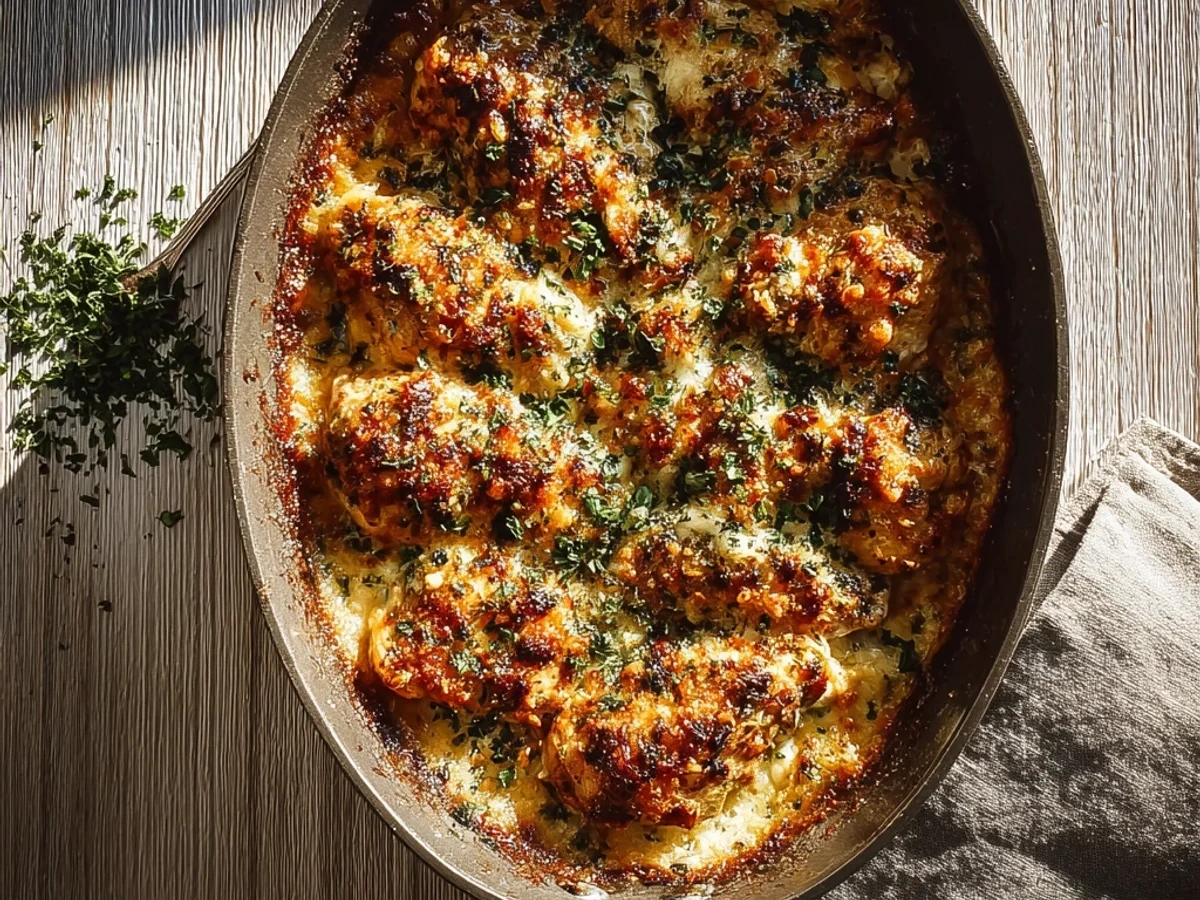 Easy Garlic Parmesan Chicken Bake: A Simple Meal - Image 2