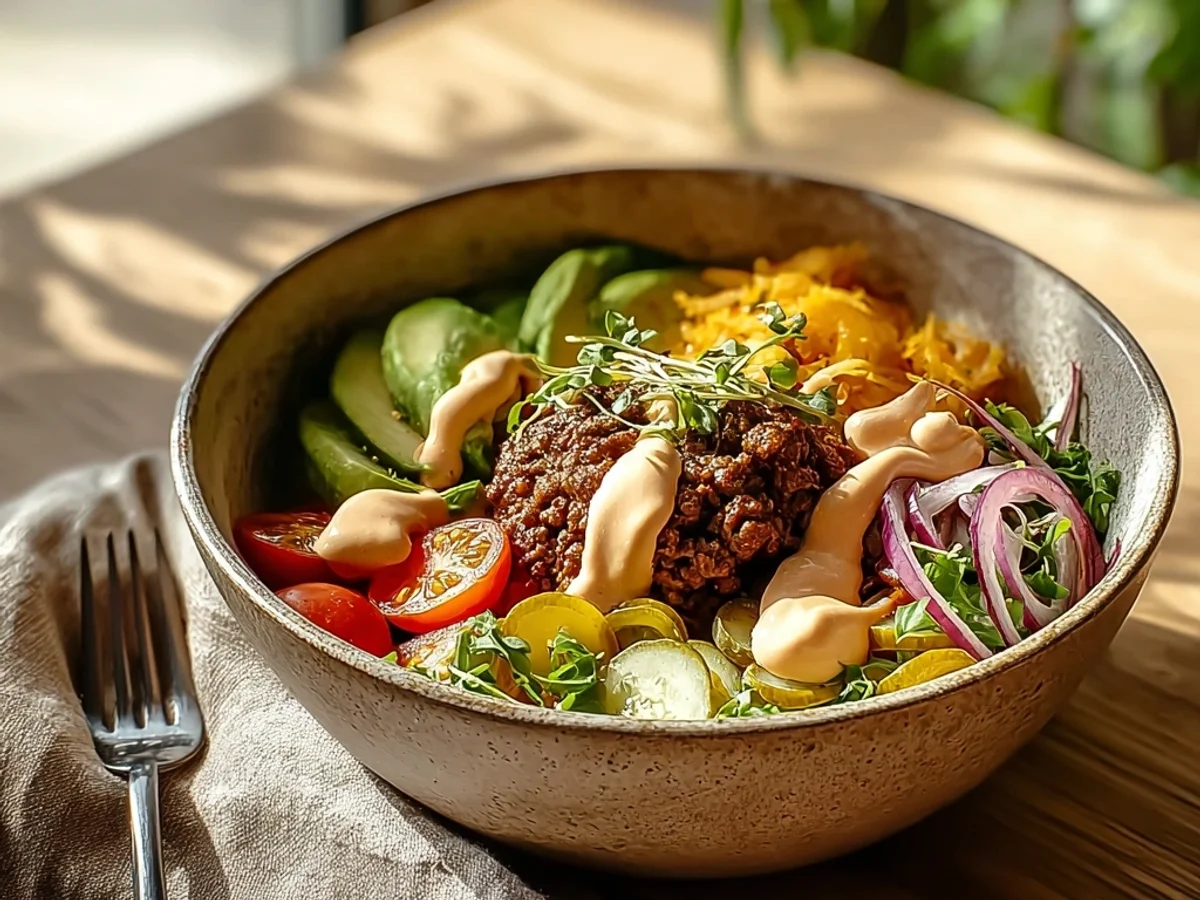 Easy Homemade Burger Bowls: Weeknight Comfort - Image 2